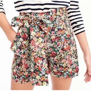 J.Crew Liberty Thorpe floral tie-waist shorts Size 4 NEW